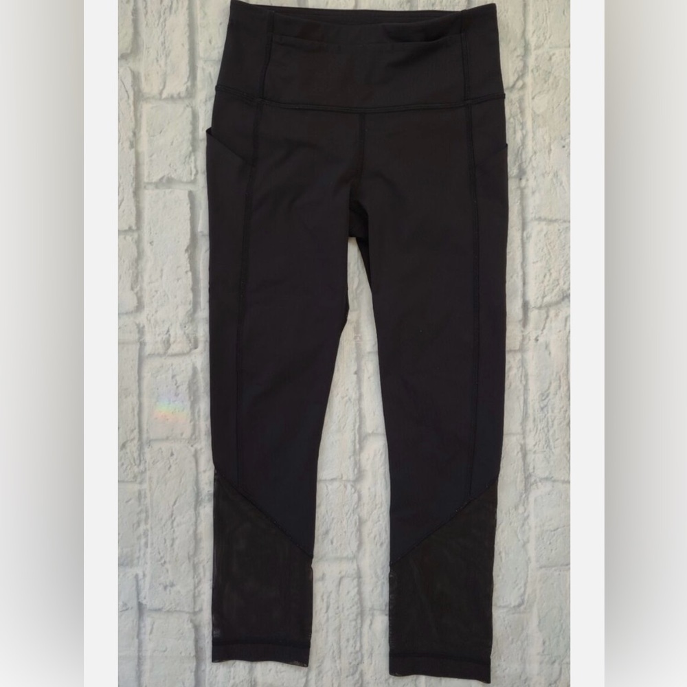 Lululemon Gait Keeper Leggings Black size 6  EUC - Picture 2 of 7